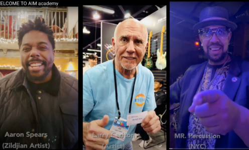 Larry Carlton, Aaron Spears & friends WELCOMES YOU to AIM Academy